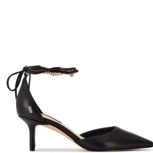Nine West Adora Ankle Wrap Saty Pumps | SYUJCW-753