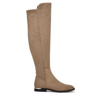 Nine West Allair Siroke Topanky Calf Over the Knee | ARHLQI-406