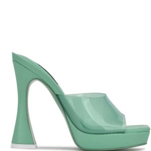Nine West Ansel Platforme Slapky Mätové Zelene | NFWMAY-937