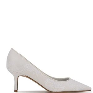 Nine West Arlene Pointy Spicou Pumps Biele | IPAJFU-350