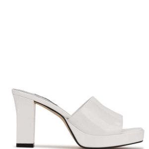 Nine West Behot Na Podpatku Slapky Sandals Biele | MCNKJZ-912