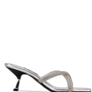 Nine West Blonde Na Podpatku Slapky Sandals Strieborne | PTYJCA-059
