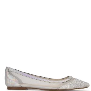 Nine West Bogus Pointy Spicou Béžové Strieborne | YAQFDP-689