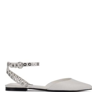 Nine West Brez Ankle Remienkove Pointy Spicou Biele | TGLSOY-138