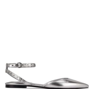 Nine West Brez Ankle Remienkove Pointy Spicou Strieborne | XBZNEC-831