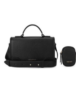 Nine West Brooklyn Flap Čierne | DPZHAO-465