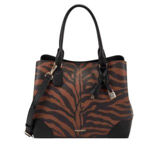 Nine West Brooklyn Jet Set Carryall Čierne Hnede | YQSPBW-093