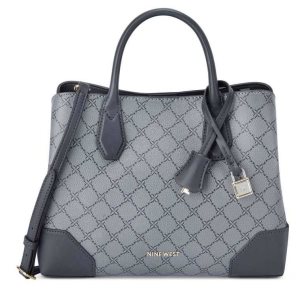 Nine West Brooklyn Jet Set Satchel Námornícka Modrá | DSNMXU-981
