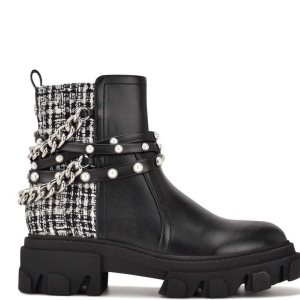 Nine West Cearlz Lug Sole Čierne | RPSJXI-263