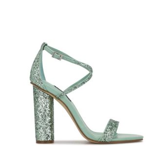 Nine West Celebra Na Podpatku Svetlo Tyrkysové | WEDGTS-760