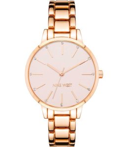 Nine West Crystal Accented Bracelet Ruzove Zlate | CQAVTF-074