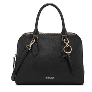 Nine West Cyra A List Satchel Čierne | YQDGOF-032