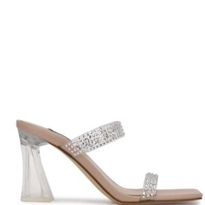 Nine West Darla Na Podpatku Slapky Sandals Béžové | KAUZRL-401