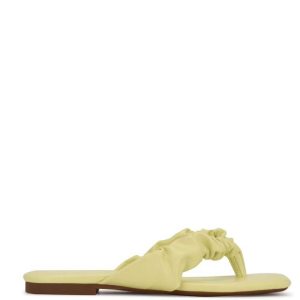 Nine West Daxx Balerinky Slapky Žlté Svetlo Zelene | RYVLGK-714