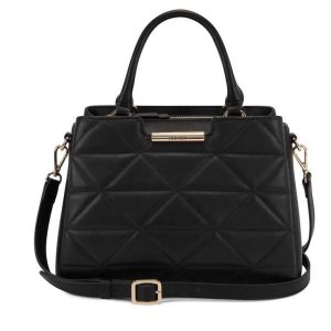 Nine West Diem Elite Satchel Čierne | PQELXK-836
