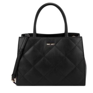Nine West Dinah Satchel Čierne | UXLAQJ-642