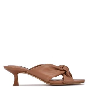 Nine West Dipa Na Podpatku Slapky Sandals Béžové | IXUECG-402