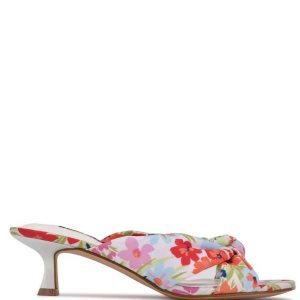 Nine West Dipa Na Podpatku Slapky Sandals Biele | MOTLIQ-403