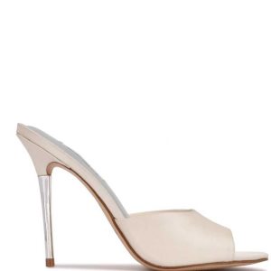 Nine West Divas Na Podpatku Slapky Sandals Biele | MDYPTB-430