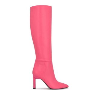 Nine West Eardy Boots Ruzove | WVGUJQ-403