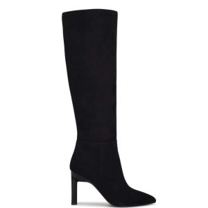 Nine West Eardy Boots Čierne | XEFLWQ-698