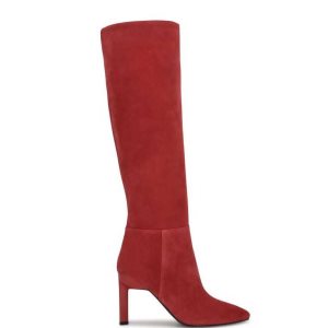 Nine West Eardy Na Podpatku Červené | HCBAJM-823