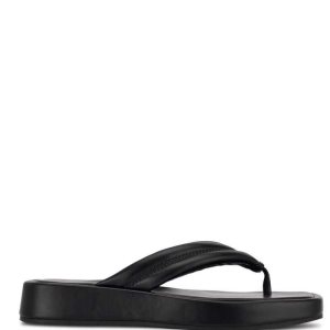 Nine West Efee Tanga Sandals Čierne | VLDUOM-019