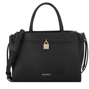 Nine West Elara Satchel Čierne | TLREDQ-026
