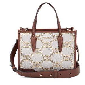 Nine West Emery Mini Tote Zlate Hnede | VSFPYG-621