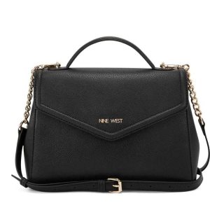 Nine West Endora Top Handle Flap Čierne | IWLKUC-268