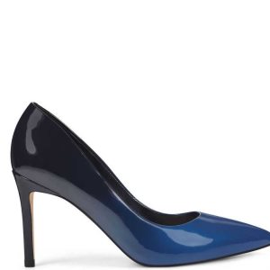 Nine West Ezra Pointy Spicou Pumps Tmavo Modre | OWQUEN-523