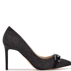 Nine West Ezzie Pointy Spicou Pumps Siva | MCGFQD-239