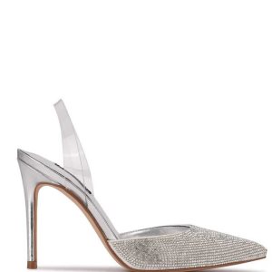 Nine West Fabry Pointy Spicou Slingback Pumps Strieborne Viacfarebný | VBUJOA-287