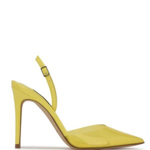 Nine West Fayes Pointy Spicou Slingbacks Žlté | VZXLDQ-906