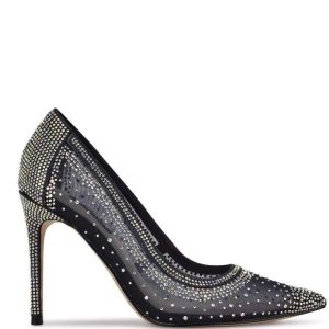 Nine West Fileen Pointy Spicou Pumps Tmavo Nachový | HYFPUT-325