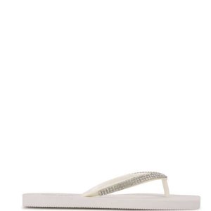 Nine West Flips Tanga Biele | JUAMXC-453