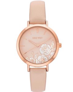 Nine West Floral Dial Smooth Ruzove | WYZQDK-752