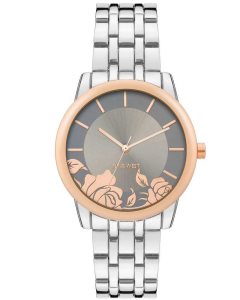 Nine West Floral Dial Strieborne | IFUYWO-807