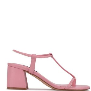 Nine West Gardeen Block Heel Ruzove | KFAIUG-531