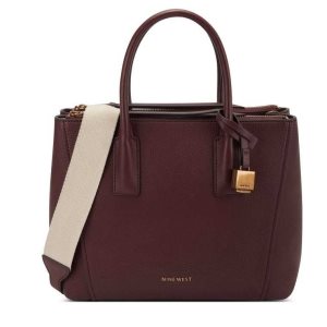 Nine West Genoa Carryall Bordove | NHSTMK-638
