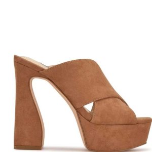 Nine West Girlz Platforme Sandals Hnede | KCORWS-598
