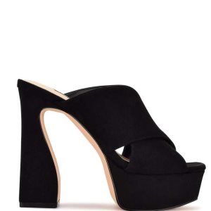 Nine West Girlz Platforme Čierne | GCIRKH-235