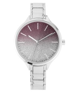 Nine West Glitter Ombre Dial Strieborne | KIOBAH-396
