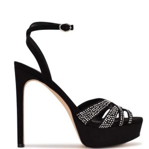 Nine West Gobig Platforme Čierne | OVZPYI-543