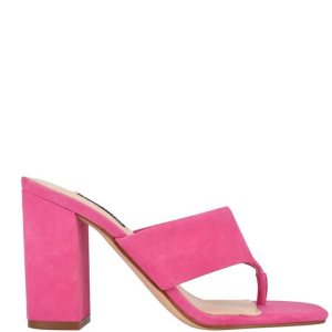 Nine West Gogo Block Heel Slapky Sandals | PMSWLF-965