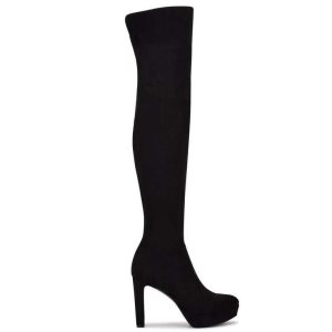 Nine West Gotcha Over the Knee Platforme Čierne | KOJNLA-391