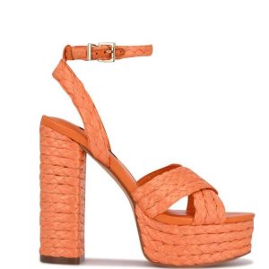Nine West Hadyn Platforme Oranžové | HGQIPJ-870