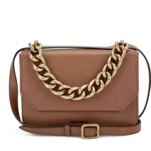 Nine West Hazel Crossbody Flap Hnede | JVIKSX-907