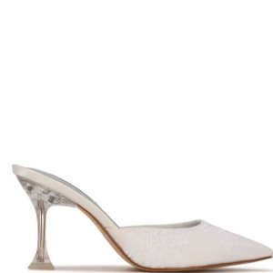Nine West Hott Pointy Spicou Biele | IYEWFB-940