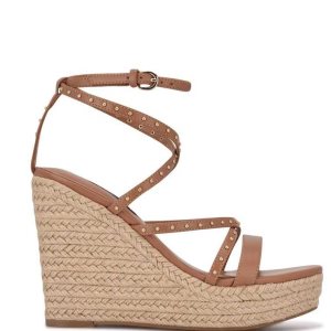 Nine West Hunda Espadrille Wedge Béžové | DKLCHB-459